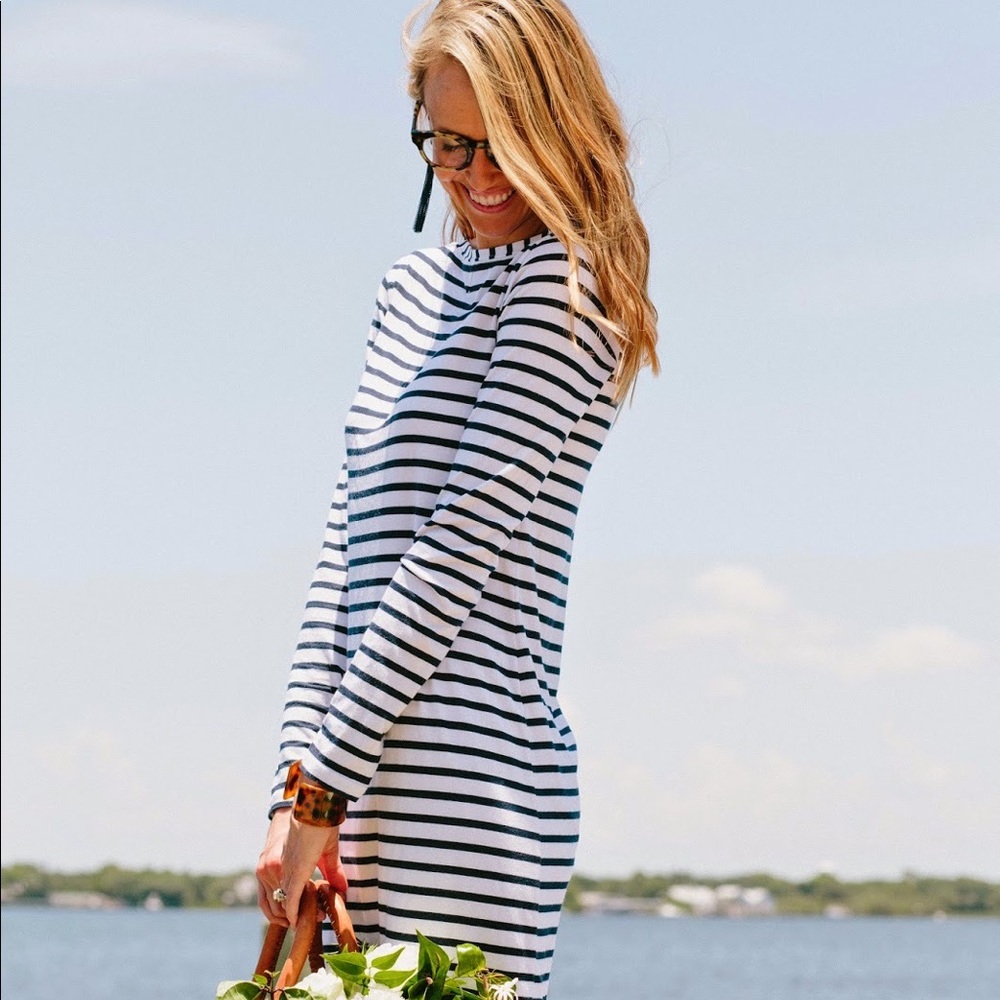 Mott50 Hvar Boatneck Stripe UV50 Dress Medium